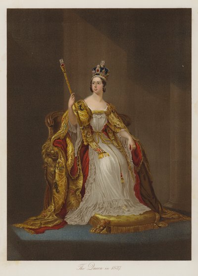 La Reine en 1837 - English School